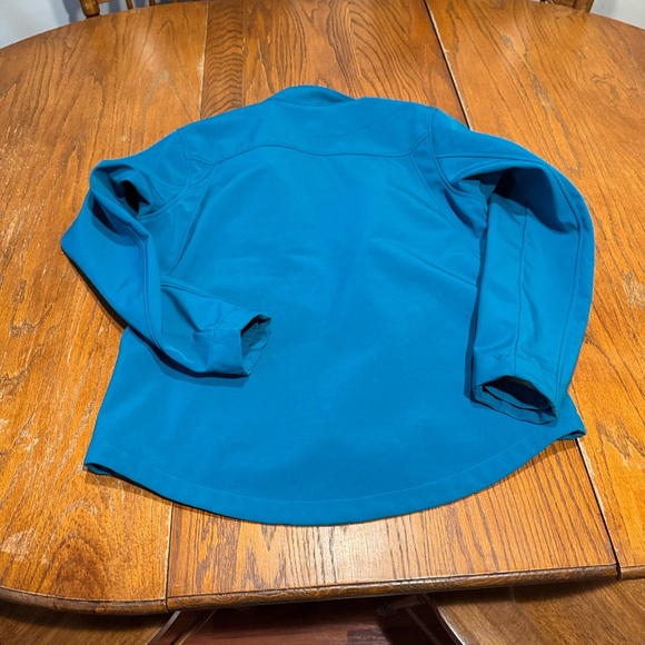Ariat Blue Softshell Jacket with Equestrian Lining - Picture 4 of 4